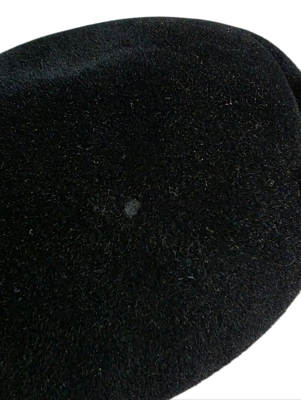Vintage Dawson New York Black Felt Sculptural Hat Beaded Insect Embellishment - Picture 12 of 13